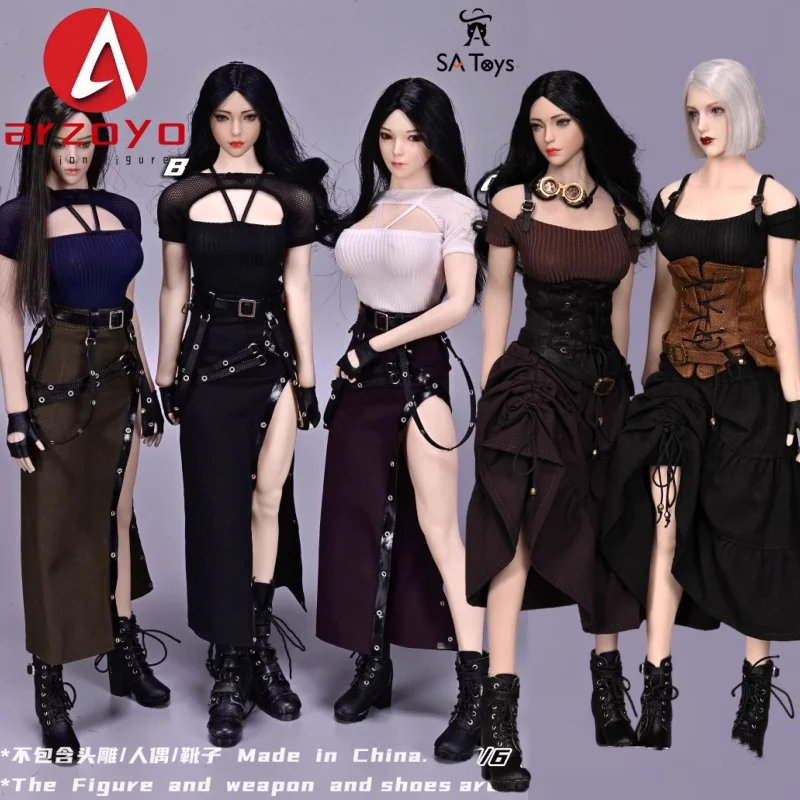 

SA TOYS SA049 SA012 1/6 Female Agent Functional Combat Suit Clothes Model Fit 12'' Action Figure Body Dolls Toys