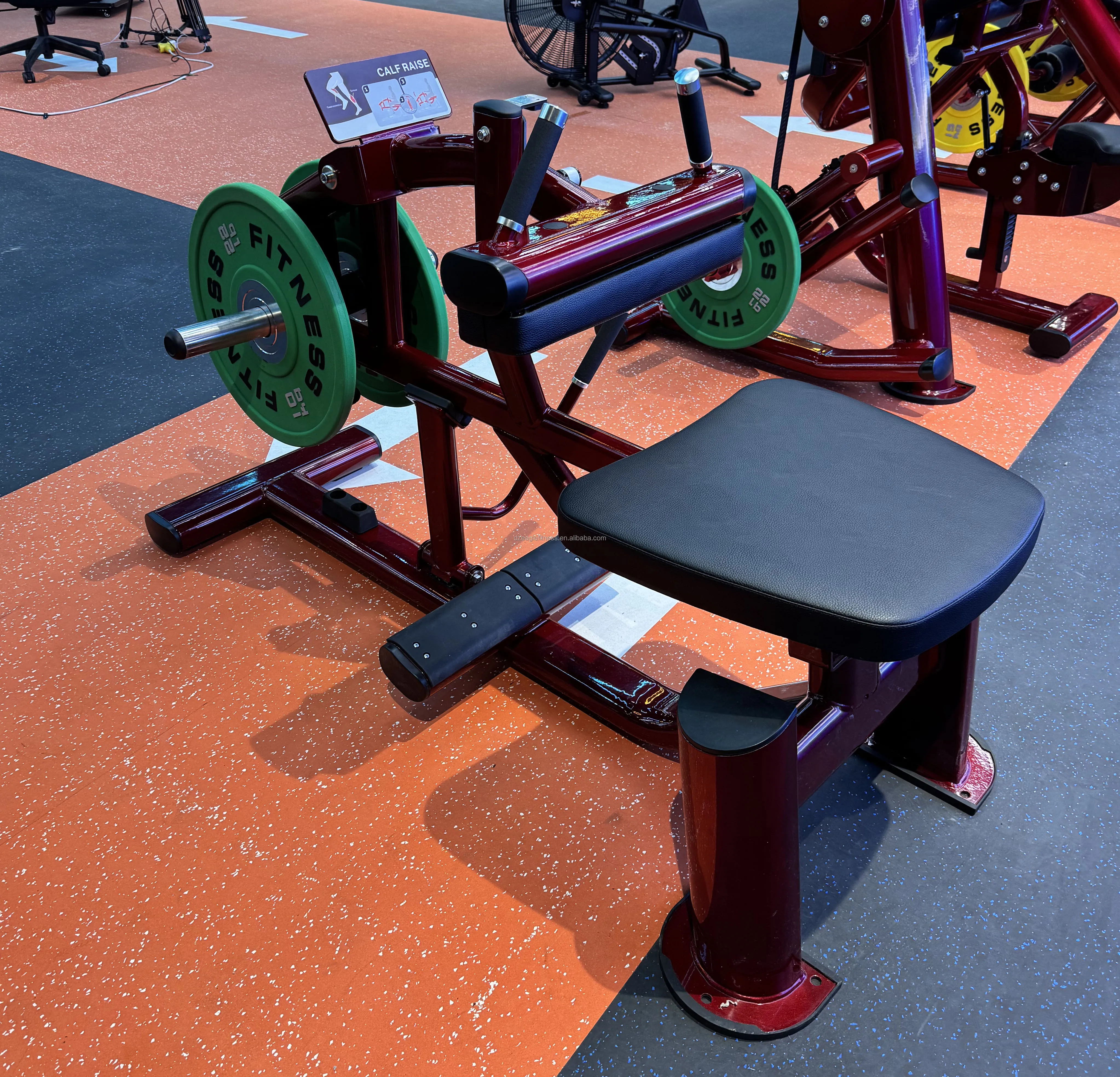 

Gym Fitness Equipment Commercial Leg Trainer Strength Training Plate Loaded Calf Raise Machine