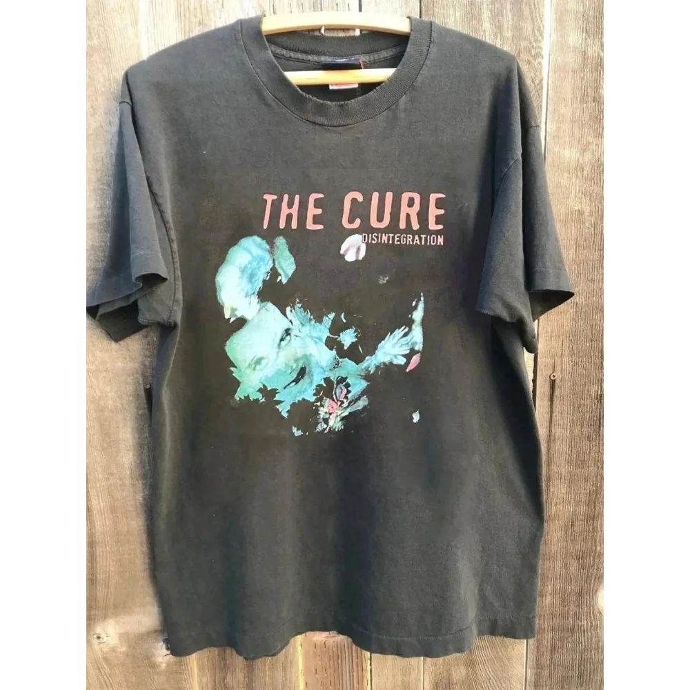 Vintage Version of The Cure Band T-shirt, Summer New Item, Cotton Retro Unisex Casual Fashion T-shirt