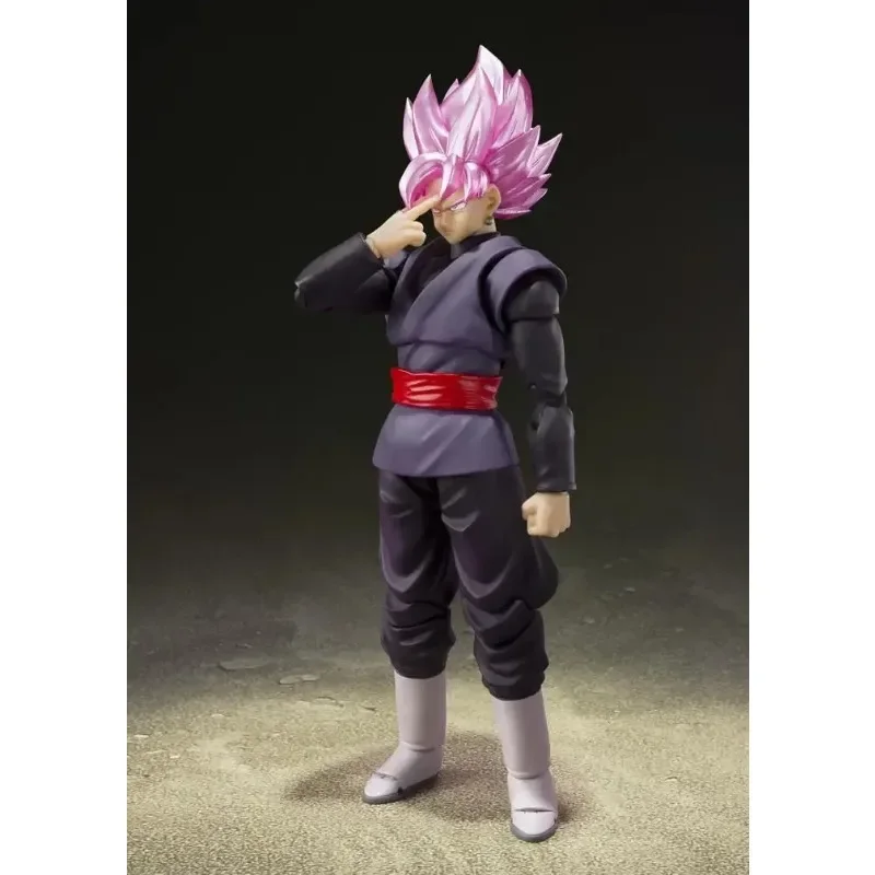 En Stock Original Bandai S.H.Figuarts Shf Dragon Ball Goku Gokou negro Anime figuras de acción modelo colección juguetes regalos de vacaciones