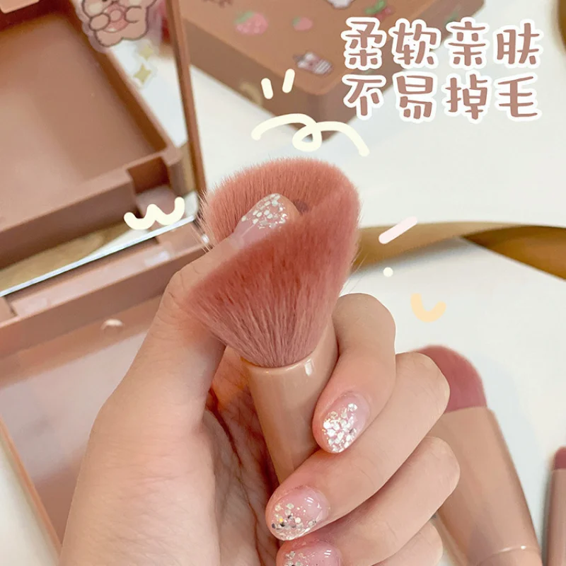 Nouveau Travel5Glasses boîte pinceaux de maquillage costume modèles portables multifonctionnel poudre brosse Blush brosse outils de beauté