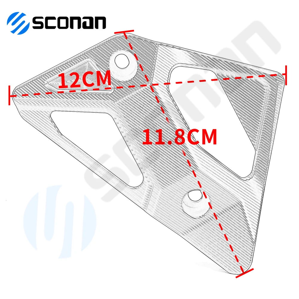 For DUCATI Multistrada V4 V4S Sport Pikes Peak / Rally 2022 2023 2024 Motorcycle Aluminum Voltage Regulator Cover Accessories