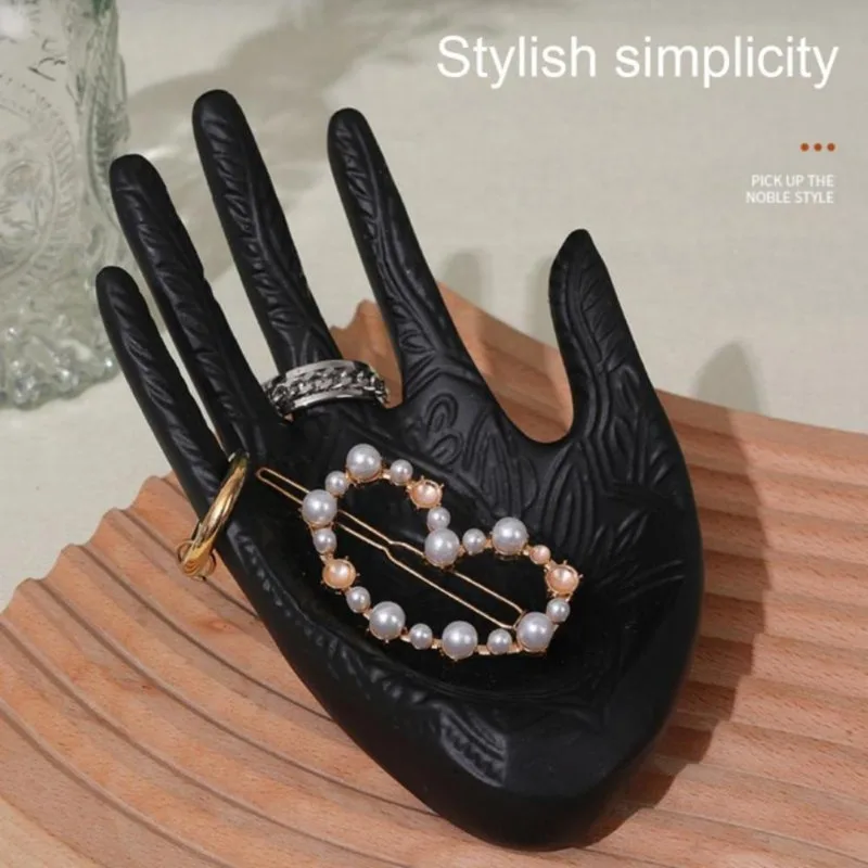 Mão Jóias Display Stand, Anel, Colar, Pulseira, Ring Rack, Suporte, Hot