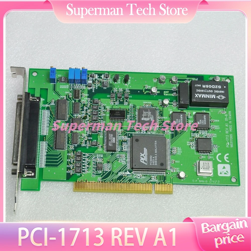 High Quality - Fast Shipping Data Capture Card Isolated Analog Input Card For Advantech PCI-1713 REV A1