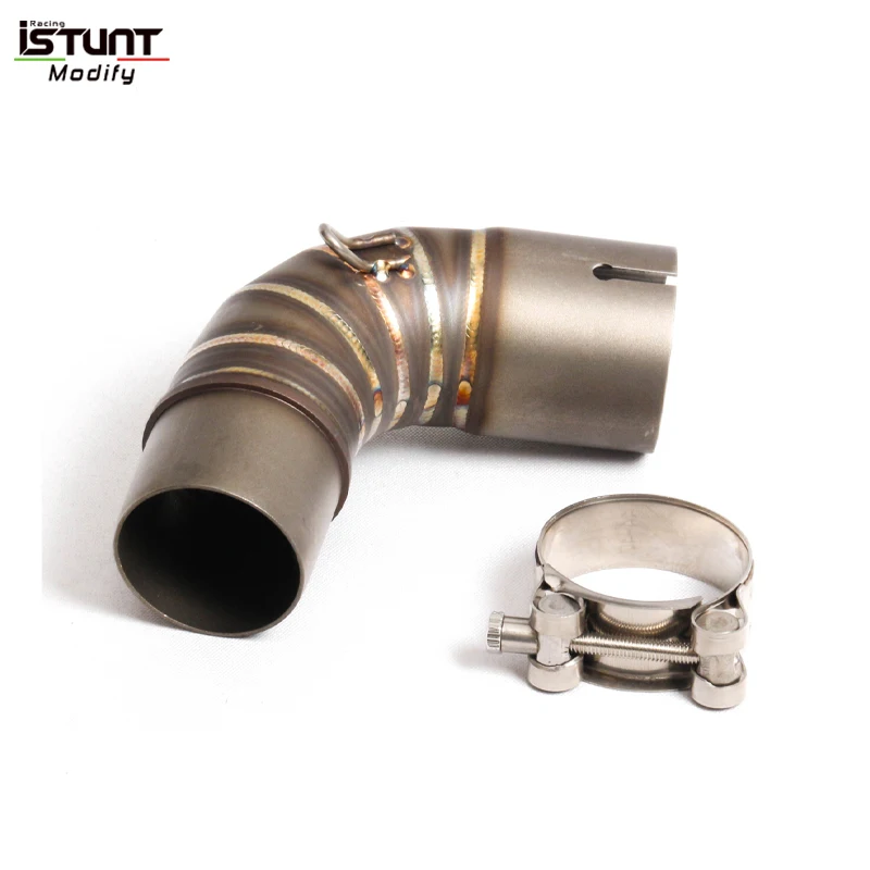 Slip On For HONDA CB1000R CB 1000 R 2008 - 2016 2017 2018 Motorcycle Exhaust Middle Link Pipe Muffler Escape Moto Modify