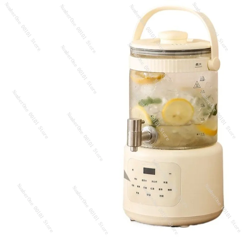 Large Capacity Electric Health Pot with Faucet Multi Function Boiling Stewing Tea Maker Integrated Heating System 2026 New Style