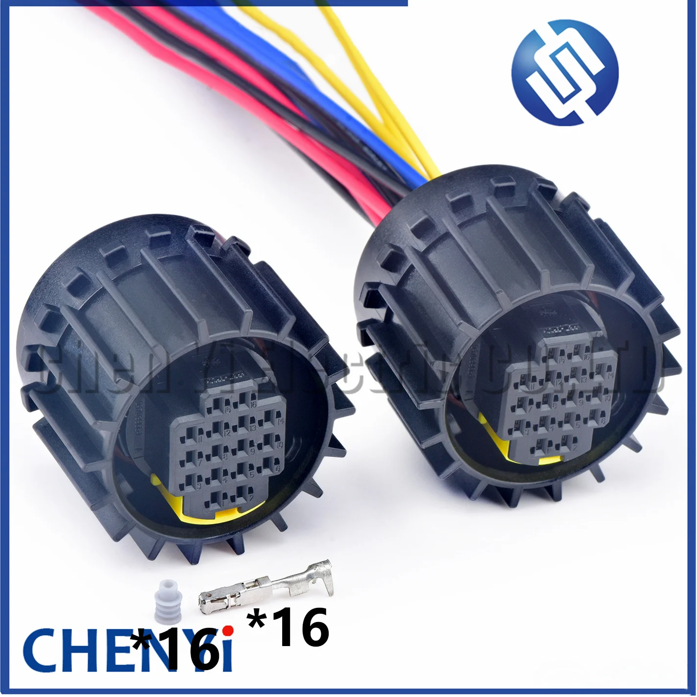 16 Pin Auto waterproof connector truck Engine wiring harness plug 1-1703964-1 1719909-1 1703963 0-1703966-1 For Xichai Weichai