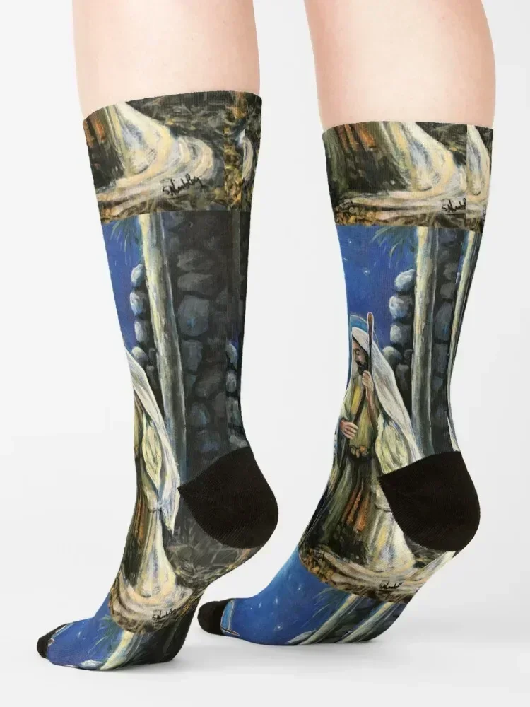 The Nativity Socks heated cute man essential Socks For Girls Men's