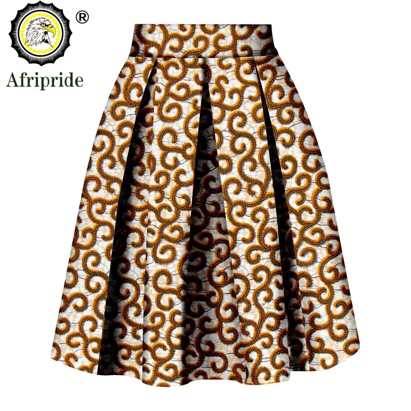 African Print Clothes for Womem private custom pure cotton ankara print dashiki bazin riche casual skirt for women S1827008