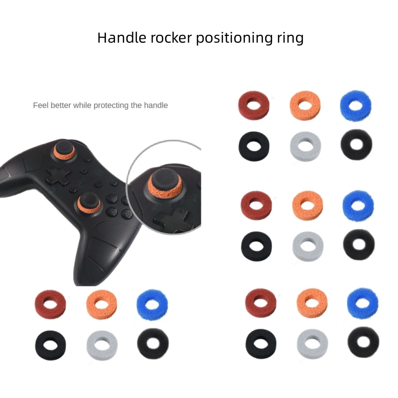 2pcs PS4PS5XboxSwitchProJoycon Handle Rocker Positioning Ring Rocker Sponge Ring