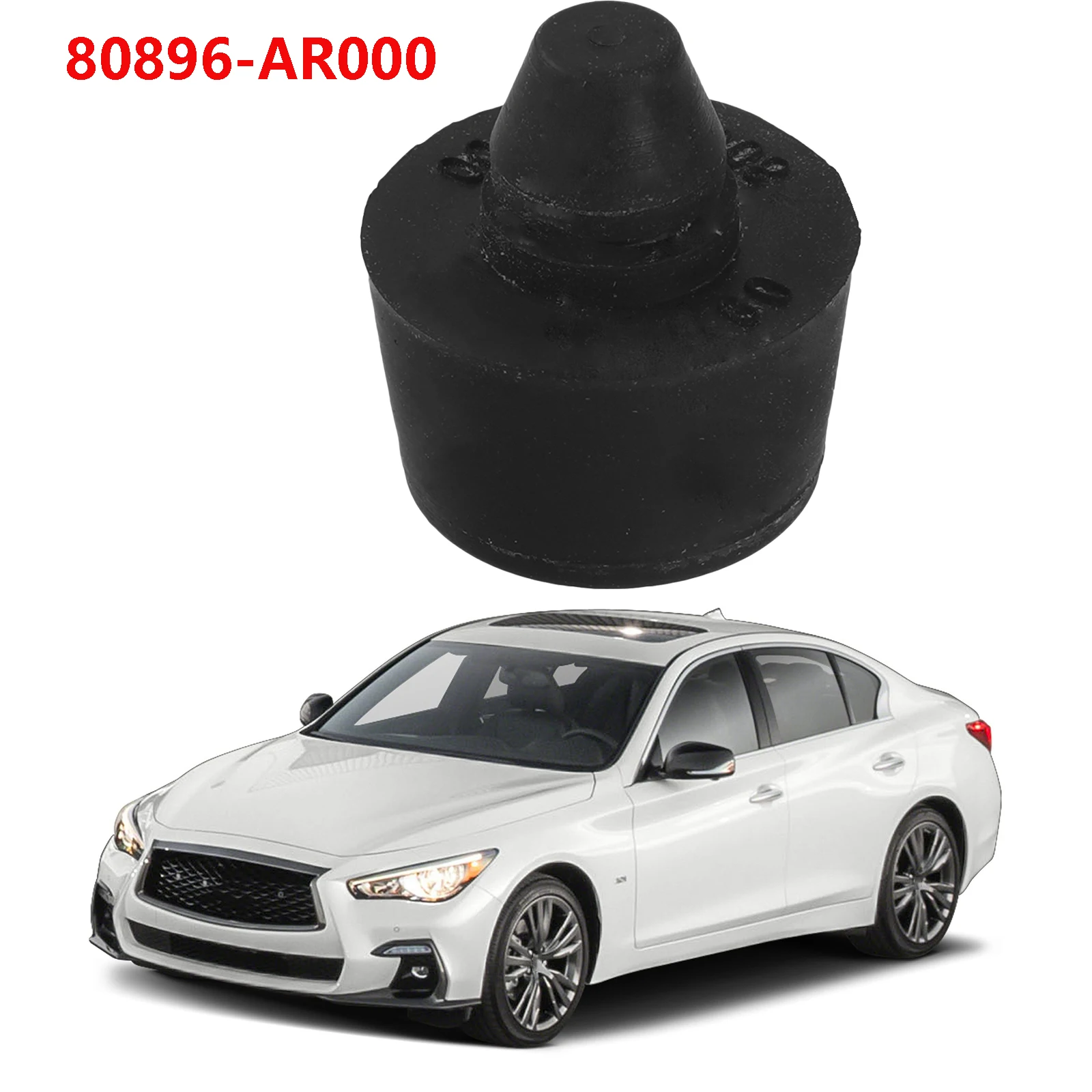 For Infiniti Q50 Q60 QX56 QX80 Q45 Rubber Bumper Door Stopper Buffer Car Door Dampers Stopper Auto Accessories 80896-AR000