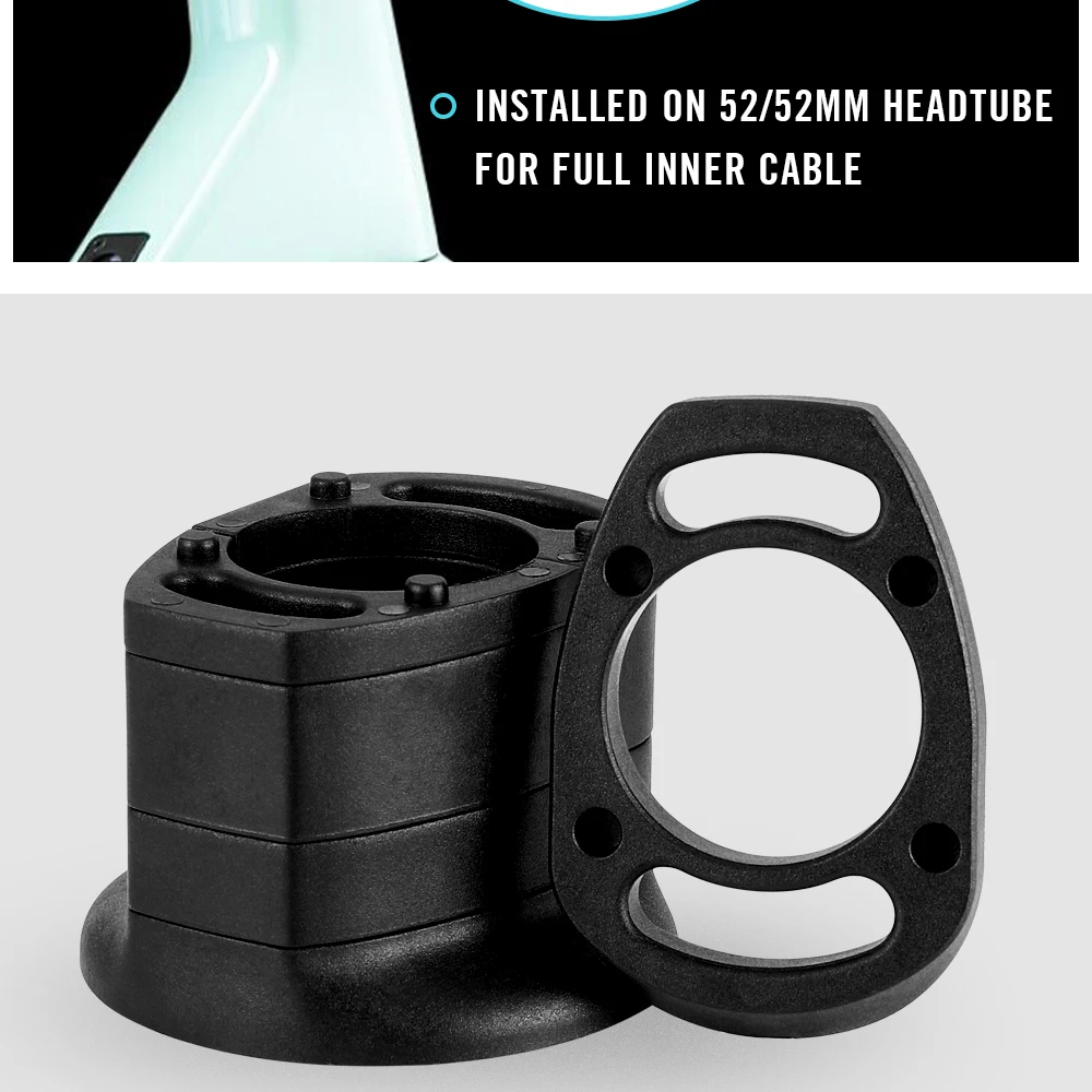 RYET Integrierte Carbon-Fahrradlenker-Abstandshalter-Sets, Spezielle Kunststoff-Unterlegscheiben für Aero-Integrierte Lenker-Cockpit-Abstandshalter – Detail 8