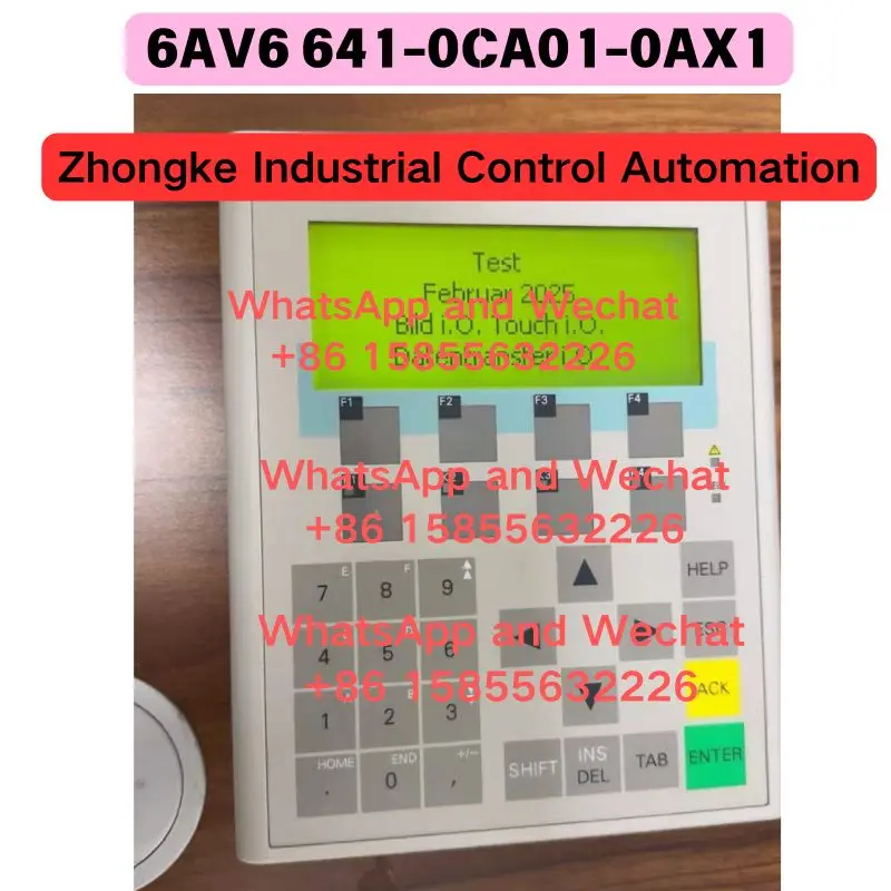 

Used 6AV6 641-0CA01-0AX1 Operation control board Functional test OK Fast Shipping