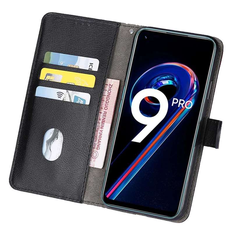 New Coque Cover For Realme 9 Pro Case Magnetic Card Flip Leather Wallet Phone Book For Realme9 Pro чехолна Bag RMX3471 RMX3472