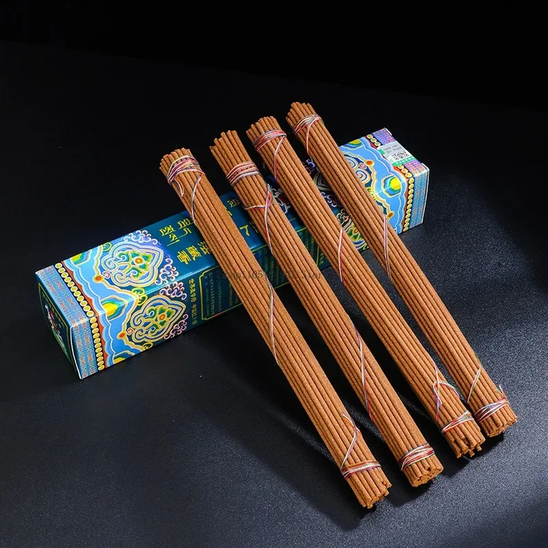 4 Bind/box Labrang Lamasery Tibetan Incense Stick Indoor Handmade Offering Aromatherapy Meditate Soothing Lasting Fragrance