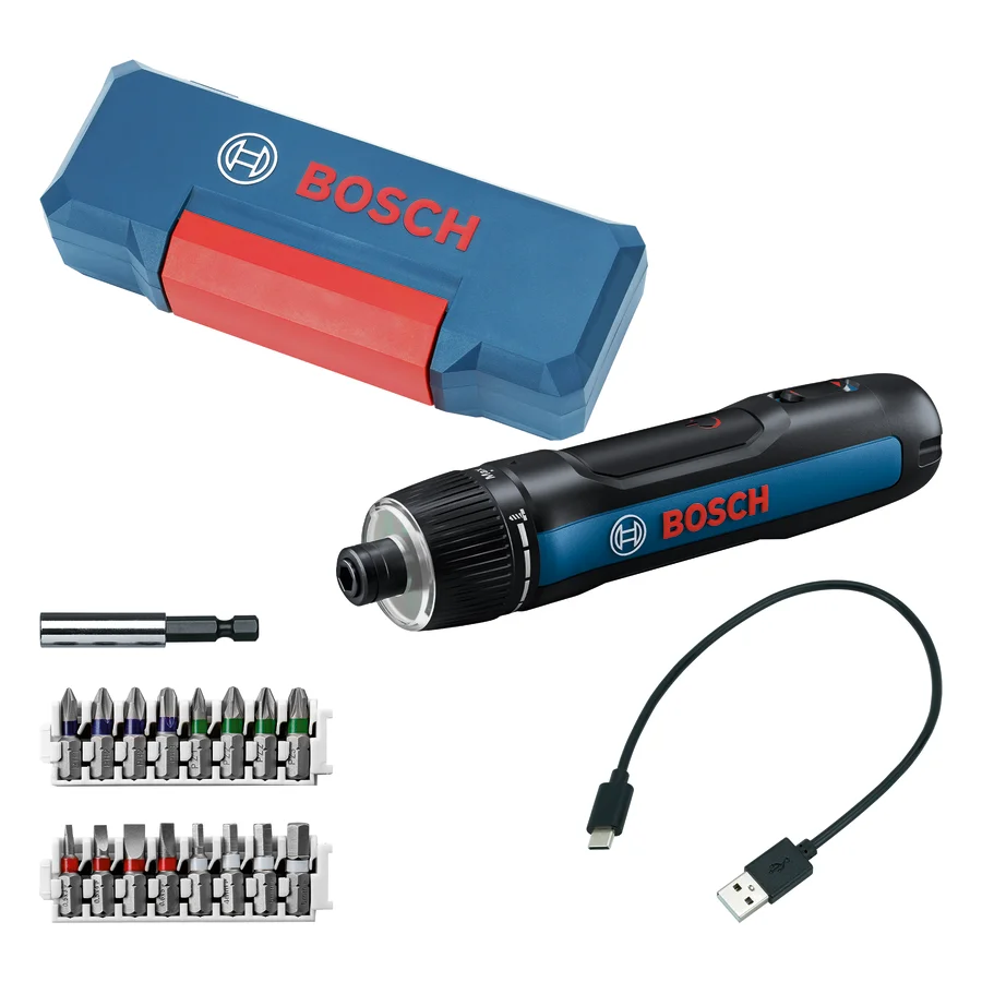 Bosch GO3QJ Go3 Flagship Electric Screwdrivers-16 Batch Head 1 Extension Pole 1 Charging Cable 1 Box