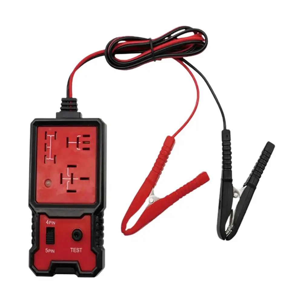 Probador de relé automotriz Universal, 12v, relé automotriz, comprobador electrónico automático, circuito de batería corta, W0x0