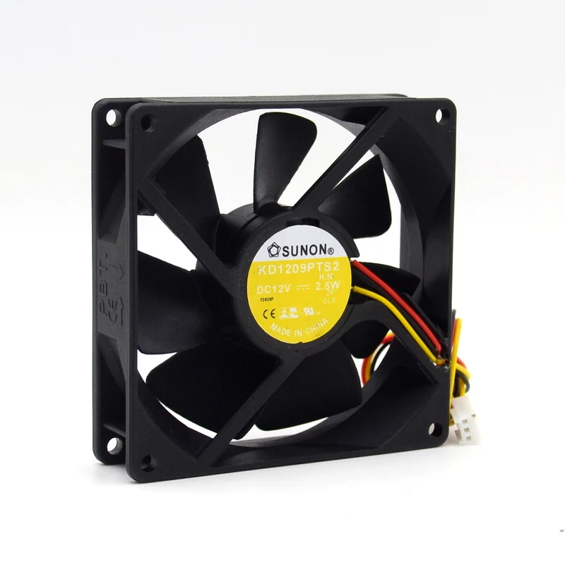 

1pcs KD1209PTS2 Coolingfan 9225 DC12V 2.5W Three Wire Speed Fan 9CM 92*92*25mm