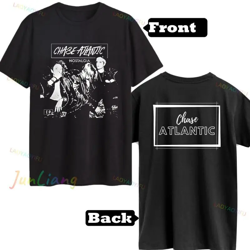 

Band CHASE ATLANTIC Tour 2025 T-shirt Summer Short-sleeved Men's T-shirt The hip-hop, rock and gothic style clothing of the fans