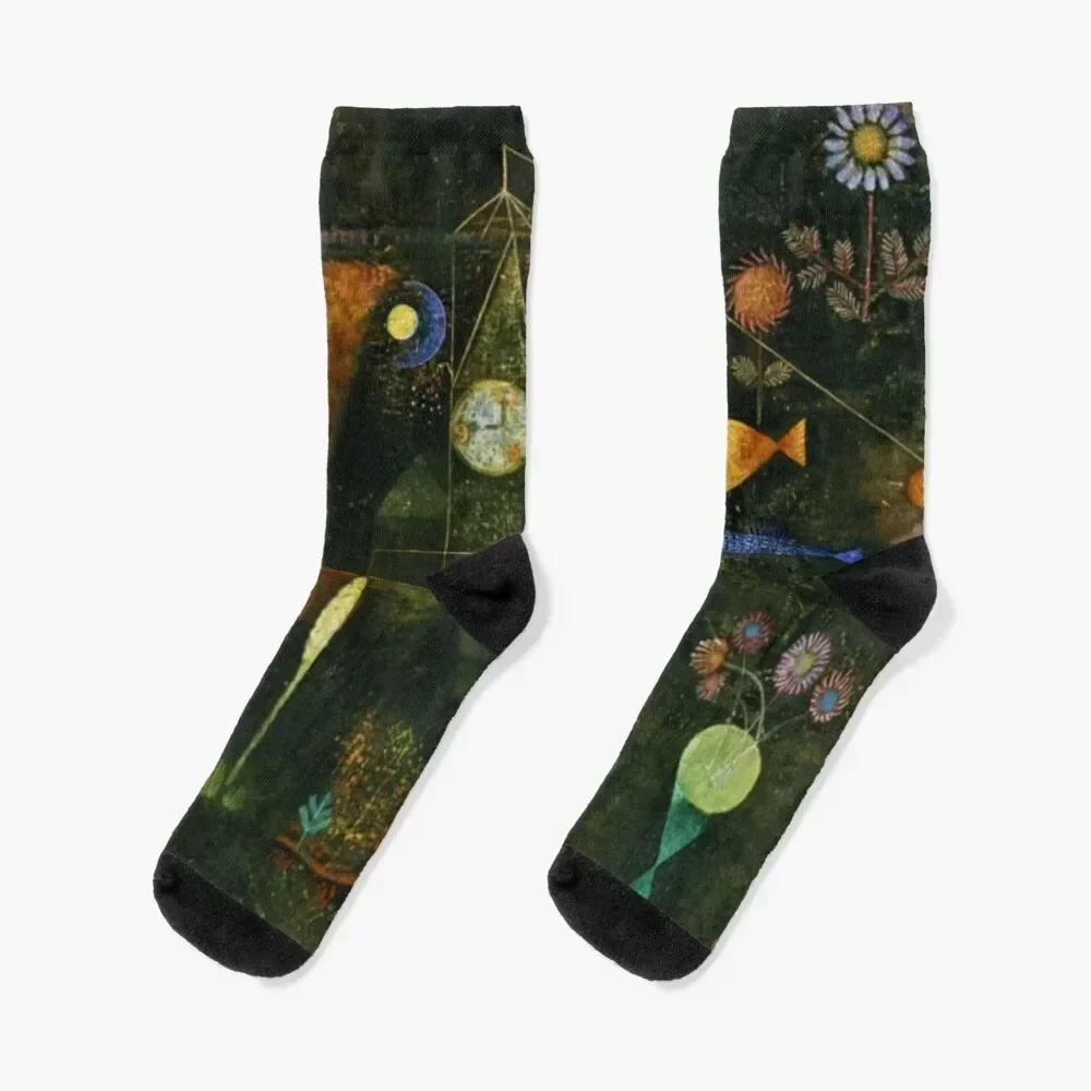 

Paul Klee - Fish Magic Socks luxe new year gift Running Socks Man Women's winter colored funny sock Women's Socks Men's