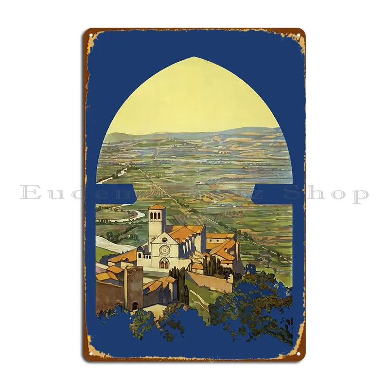 Assisi Metal Plaque Cinema Kitchen Customized Personalized Funny Tin Sign Poster