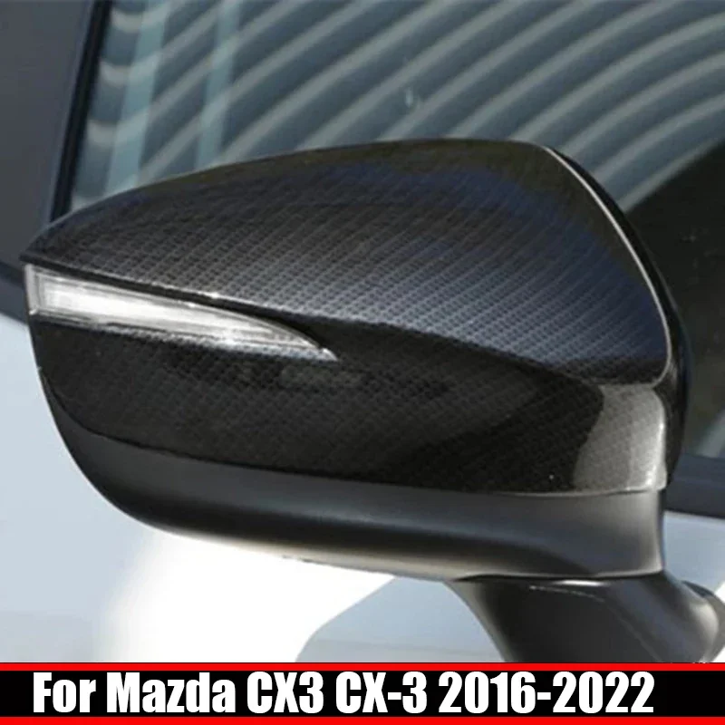 

Автомобильные декоративные полоски для Mazda Cx3 Cx-3 2016 2017-2022, зеркало заднего вида из АБС-пластика, боковые дверные зеркала заднего вида, крышка S 3d детали