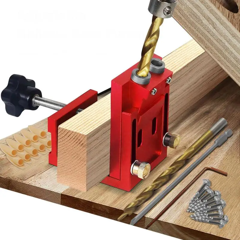 

Inclined Hole Jig Drill Guide Joint 1Woodworking Tools Accurate Angle Carpentry Locator Jig Woodwork Guides For Wood Splicing