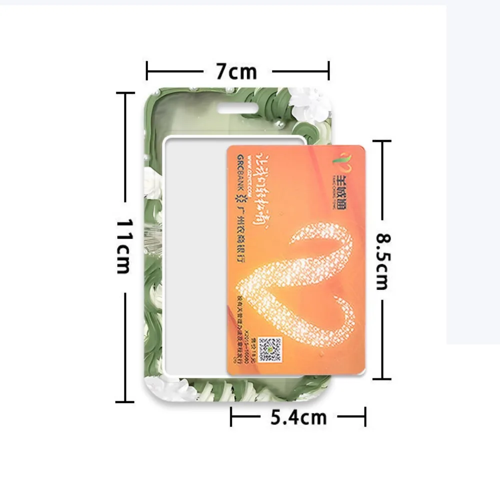 Niedliche Druck folie Karten etui Kunststoff Schmetterling Blumen karte Hülle ID Schutzset