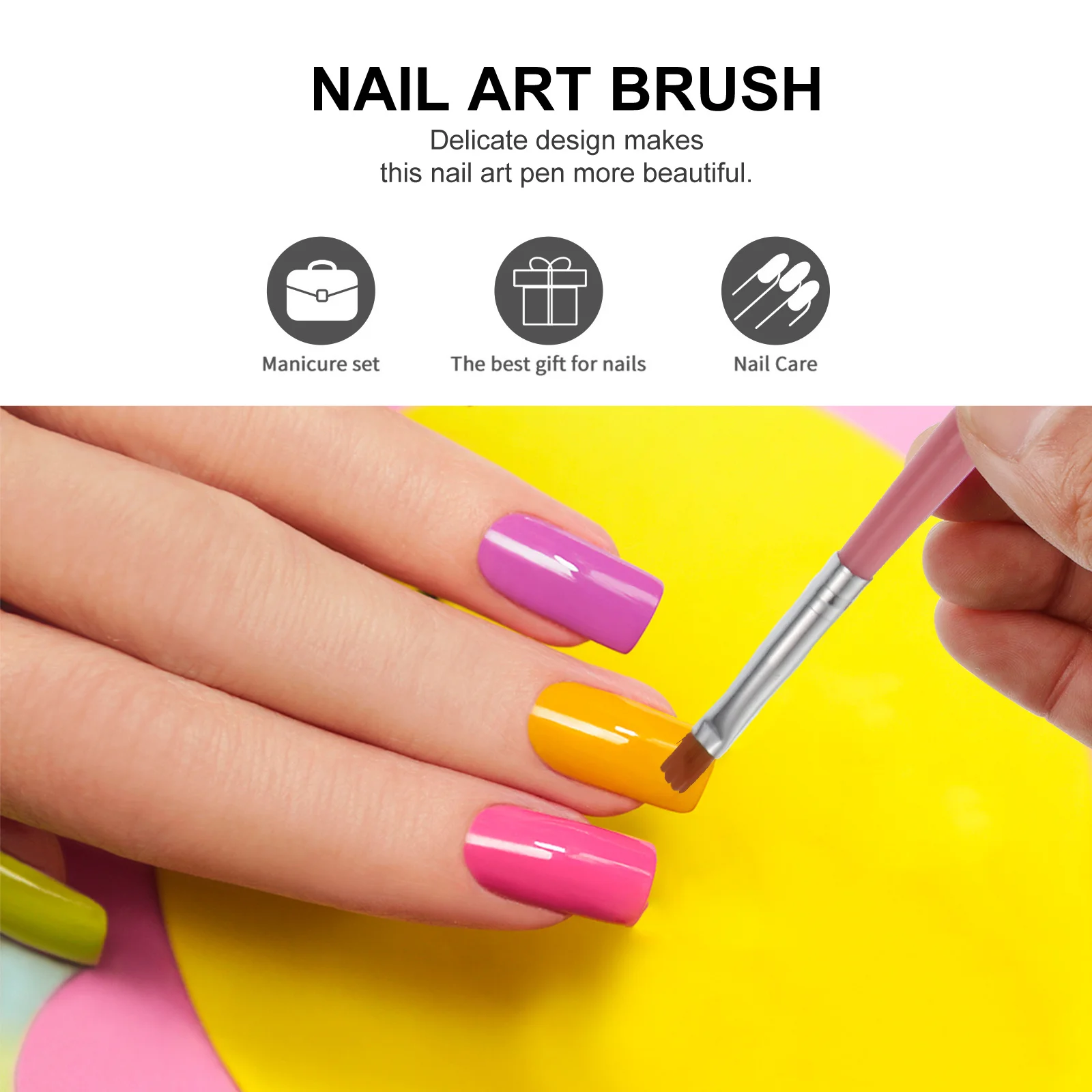 

15Pcs Stylish Nail Art Pens Practical Design Non-Deformation Nib Professional Home Salon Manicure Accessories Nail Art Pens