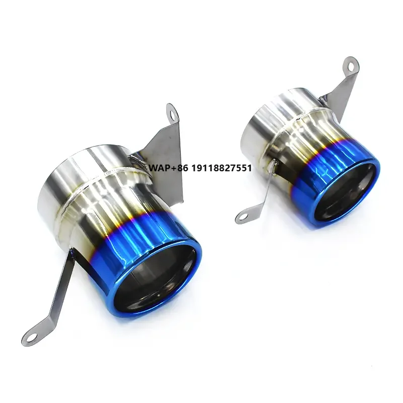 

Auto Tail Throat Exhaust Tips for 488 2015- Titanium Alloy Exhaust Pipe Car Race Exhaust System High Performance Pipe