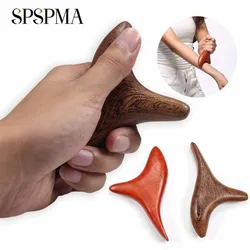 1Pcs Wood Trigger Point Massage Gua Sha Tools,Professional Lymphatic Drainage Tools, Wood Therapy Massage Tools for Back, Legs