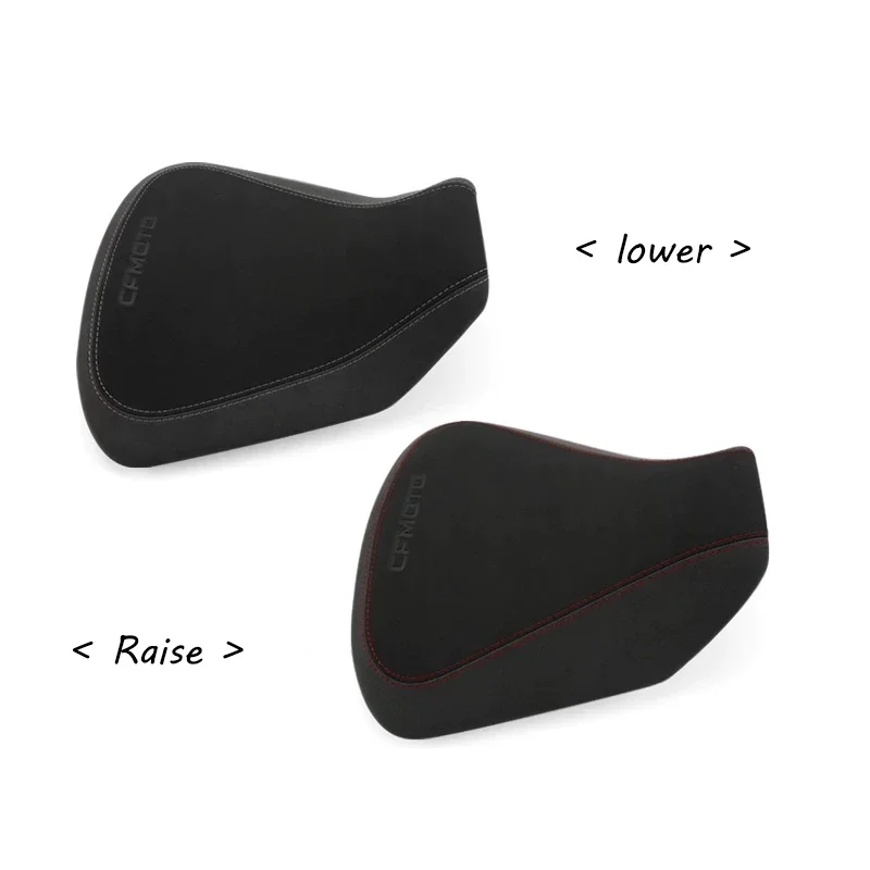 For CFMOTO 500SR 500 SR motorcycle modified raised front seat cushion and raised leather seat bag lowered front seat cushion