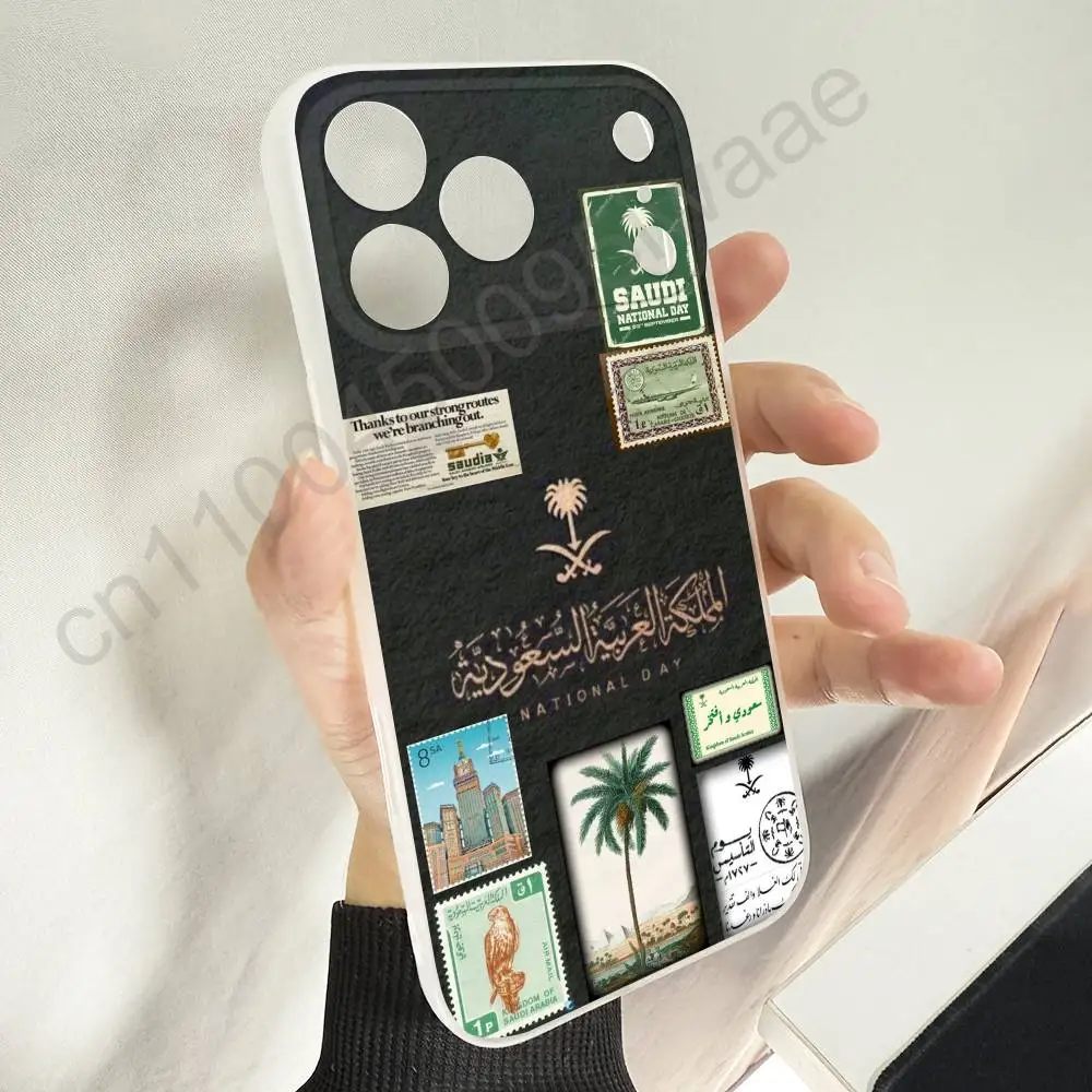 المملكة العربية السعودية سلمان جواز السفر العلم جراب هاتف آيفون 12,16,11,14,13,17,15,Pro,Max,Plus,E,Air,Mini Magsafe المغناطيسي شل
