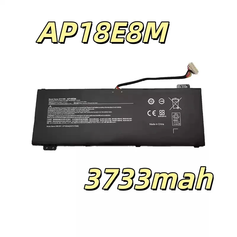Replacement battery AP18E8M 3733mah For AN515-54 AN517-51 7 AN715-51 Battery AP18E7M