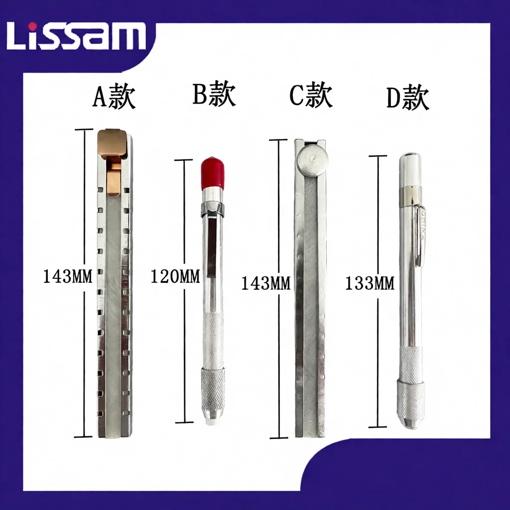 Industrial Grade Soapstone Marking Pen Holder Welding Steel Pipe Woodworking Layout Tool Precise Scriving Hand Pencil
