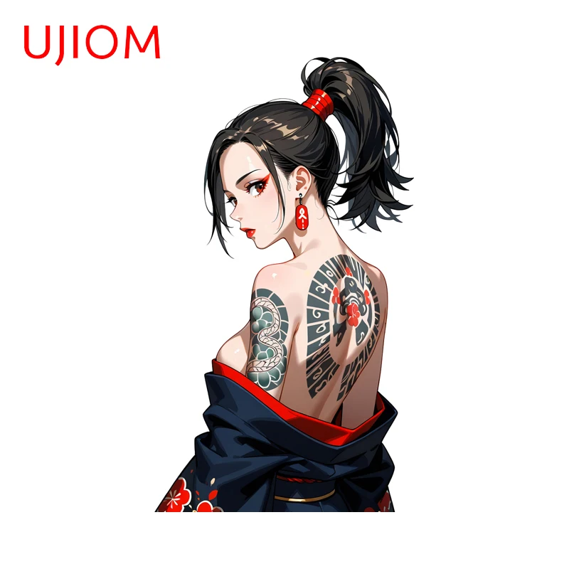 UJIOM Trendy Enchanting Tattoo Waifu Wall Sticker High Quality Occlusion Scratch Decal Suitable For Kitchen Cupboard Decoration