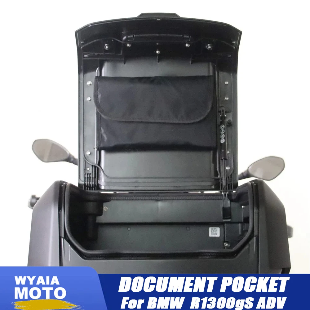 For BMW R1300GS ADV R1300GSA R1300GS Adv New Pannier Document Pocket Top Case Document Holder Suitcase Inner Pocket Top Case Bag