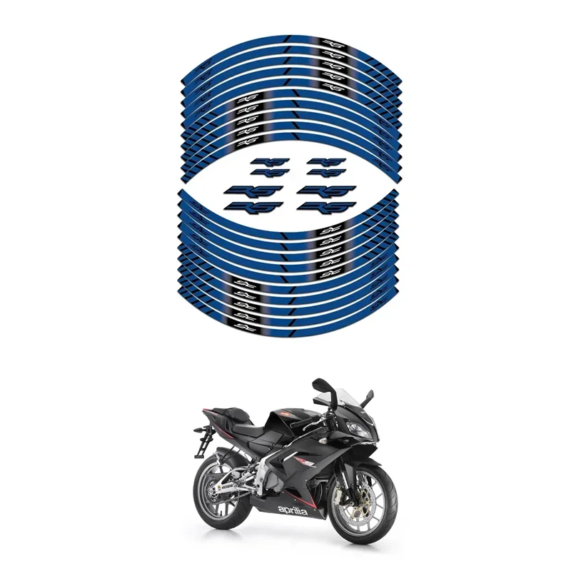 For APRILIA RS RS125 Motorcycle Parts Contour Wheel Decoration Decal Sticker - 5