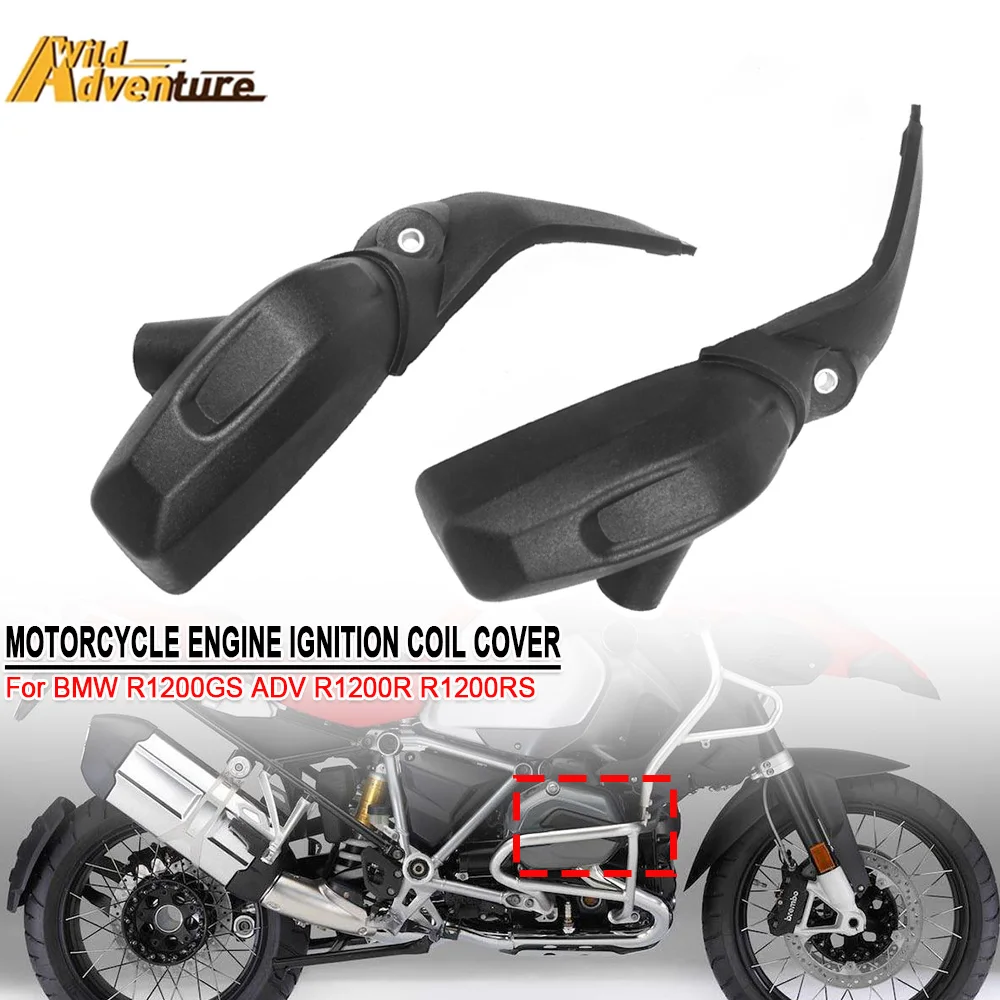 

Motorcycle Ignition Coil Spark Plug Cover Left & Right For BMW R1200GS Adventure R1200R R1200RS R1200RT Spark Plug Frame Guard