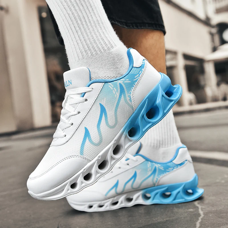 

Мужская обувь ELUVA, удобные кроссовки унисекс, дышащие кроссовки для бега для пар, женская спортивная обувь для тенниса, черные кроссовки для ходьбы