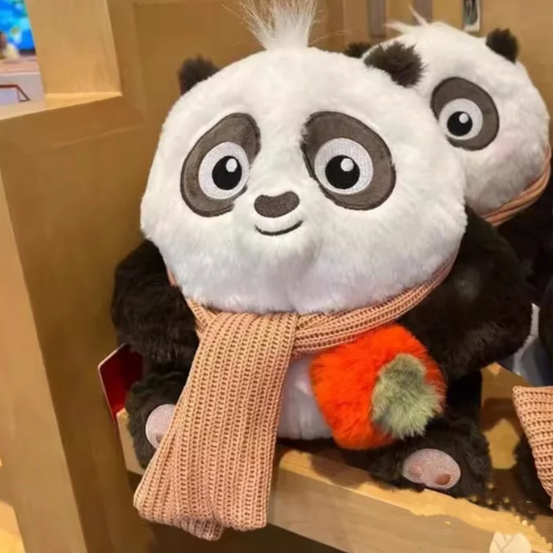 Beijing Film Park Kung Fu Po  Fur Teddy Shoulder Bag Backpack Puppet Toy Souvenir Gift