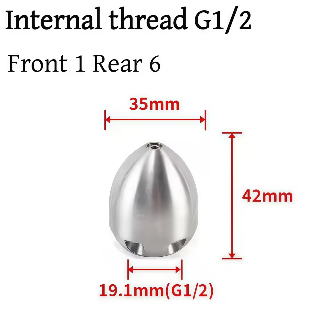 G1/2 inch Stainless Steel Nozzle Sewer Drainage Cleaning Nozzle Hose Nozzle Pipeline Cleaning Tools Flow Rate 30L~110L/Min