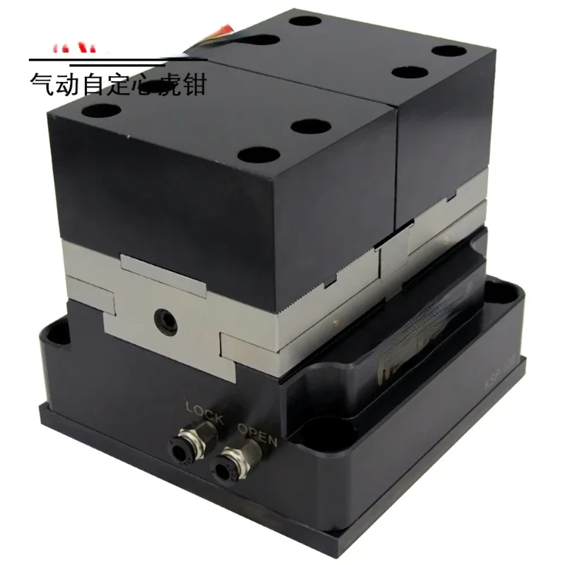 

KSP-100 quick clamp self-centering pneumatic vise workholding