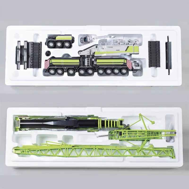 ZOOMLION ZAT 24000H All-ground Truck Crane Model Crane Alloy Model Tabletop Decoration Micromodel 1:50