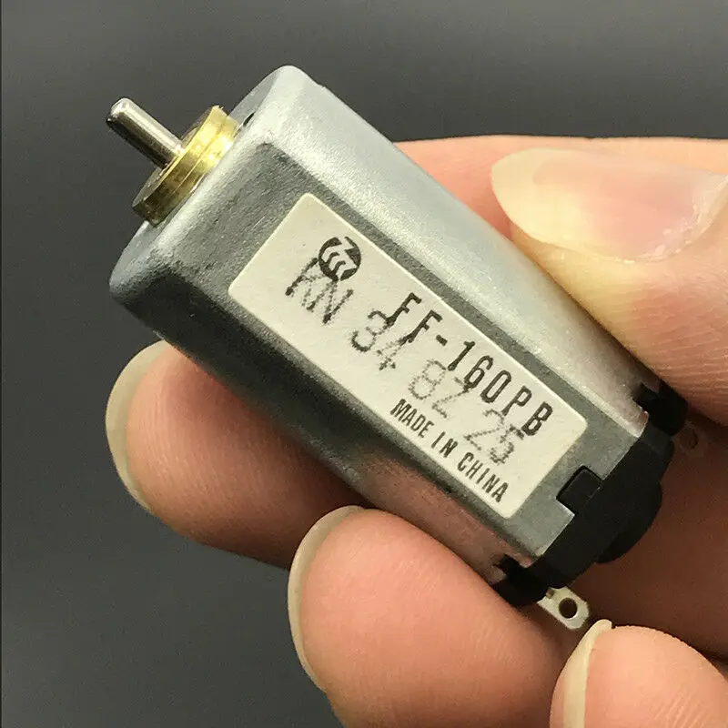 Mabuchi FF-160PB микро двигатель постоянного тока 1,5 В ~ 6 В, высокая скорость 22000 об/мин, драгоценная металлическая щетка, большой крутящий момент для телефона