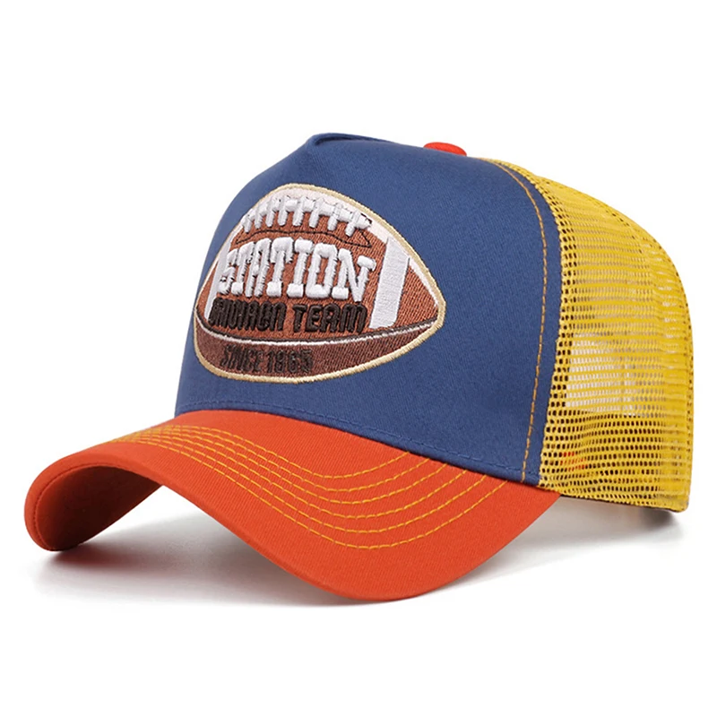 2026 Fashion New Baseball Hat Rugby Embroidered Truck Hat Daily Decoration Sunshade Hat Unisex HipHop Skateboarding Hat Mesh Hat