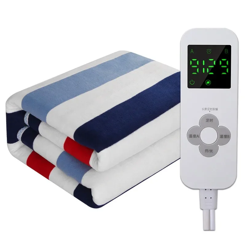 Student dormitory electric blanket single person dual control household electric blanket