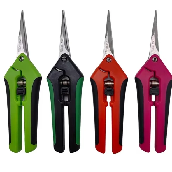 High Quality Industrial Grade Stainless Steel Tree Scissors Tool Garden Fruit Picking Shears