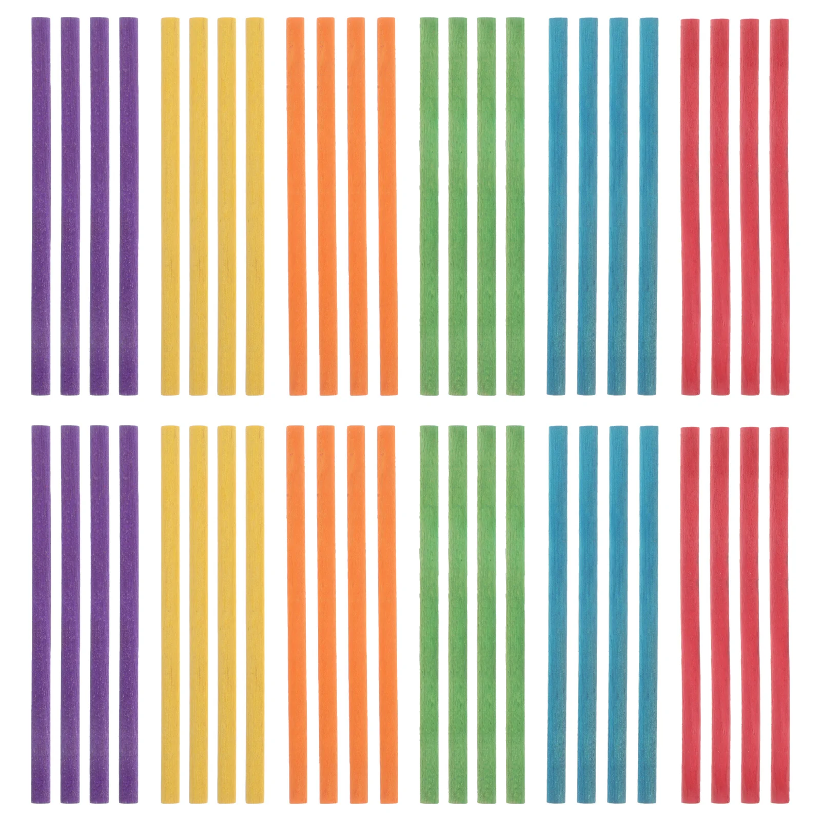 

50Pcs Colorful Wooden Rhythm Sticks Set Preschool Music Instruments for Classroom Activities and Early Rhythm Practice
