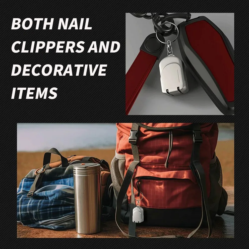 ポータブル折りたたみミニ爪切り鋭いコインサイズの硬い爪切り使いやすい個人衛生ツール